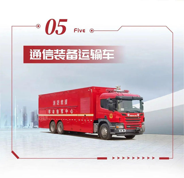 立博省级灭火救援现场指挥部车辆编组交付消防系统