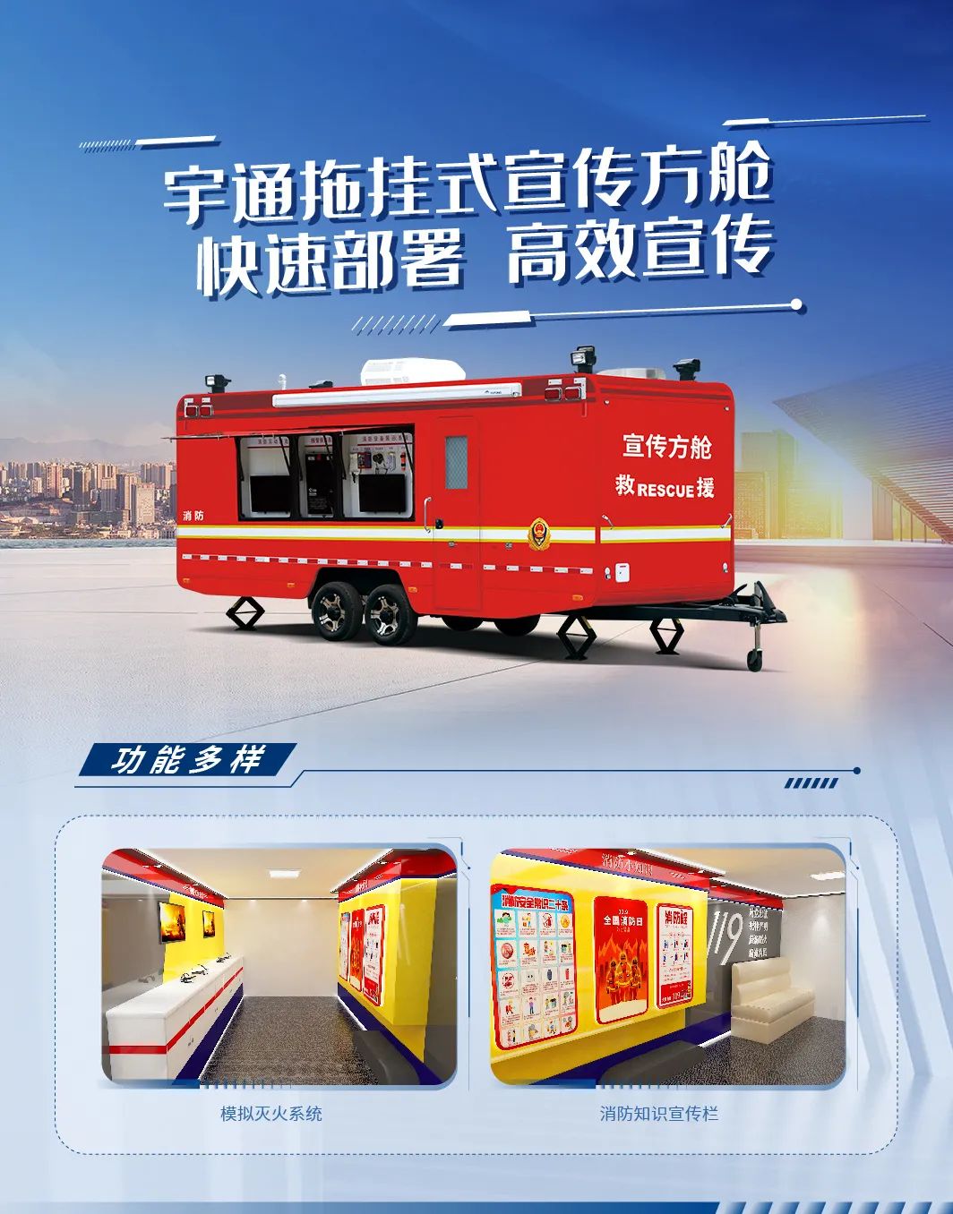 专业支撑专业 | 2024年全国消防宣传月，立博宣传消防车助力全民消防能力提升