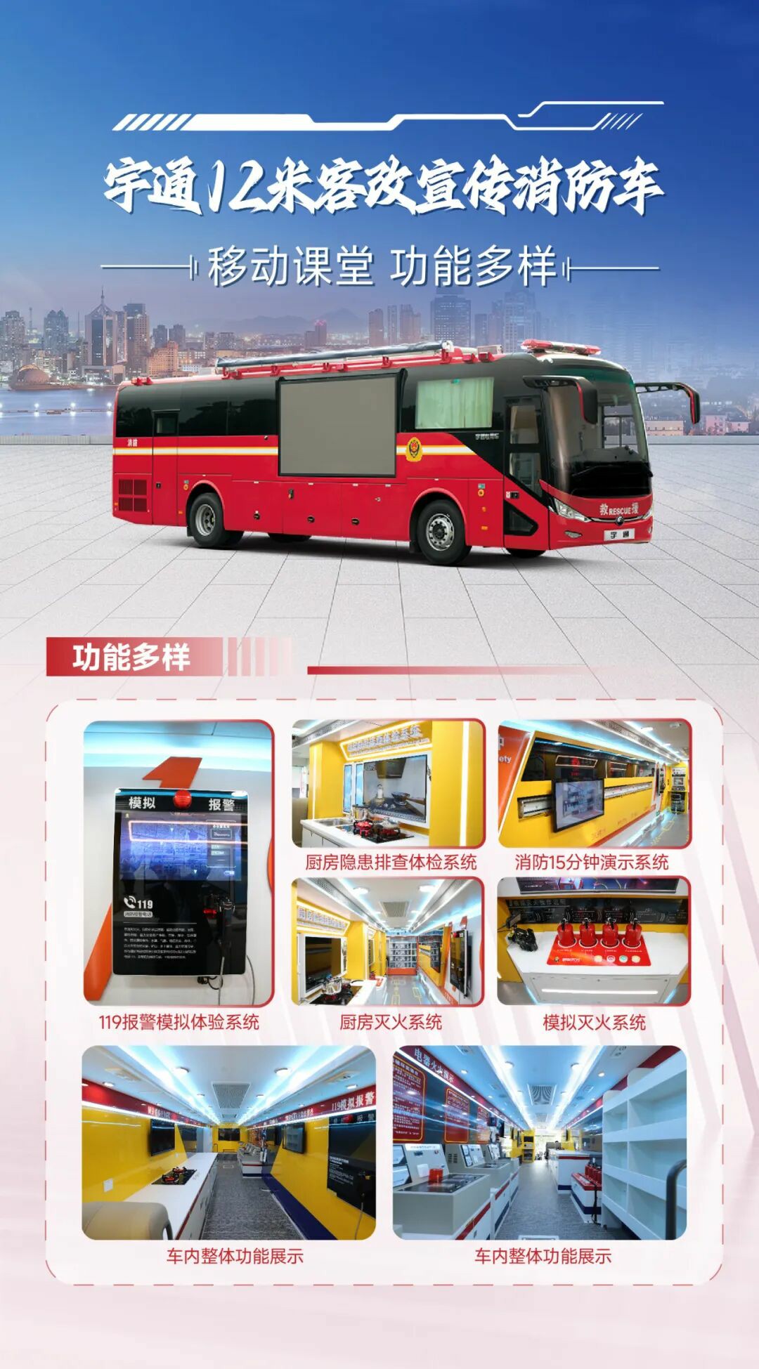 筑牢防火屏障 | 2025年全国消防宣传月，立博宣传消防车点亮全民消防意识